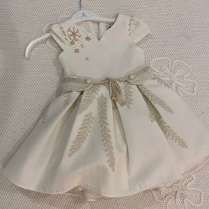 White toddler dress